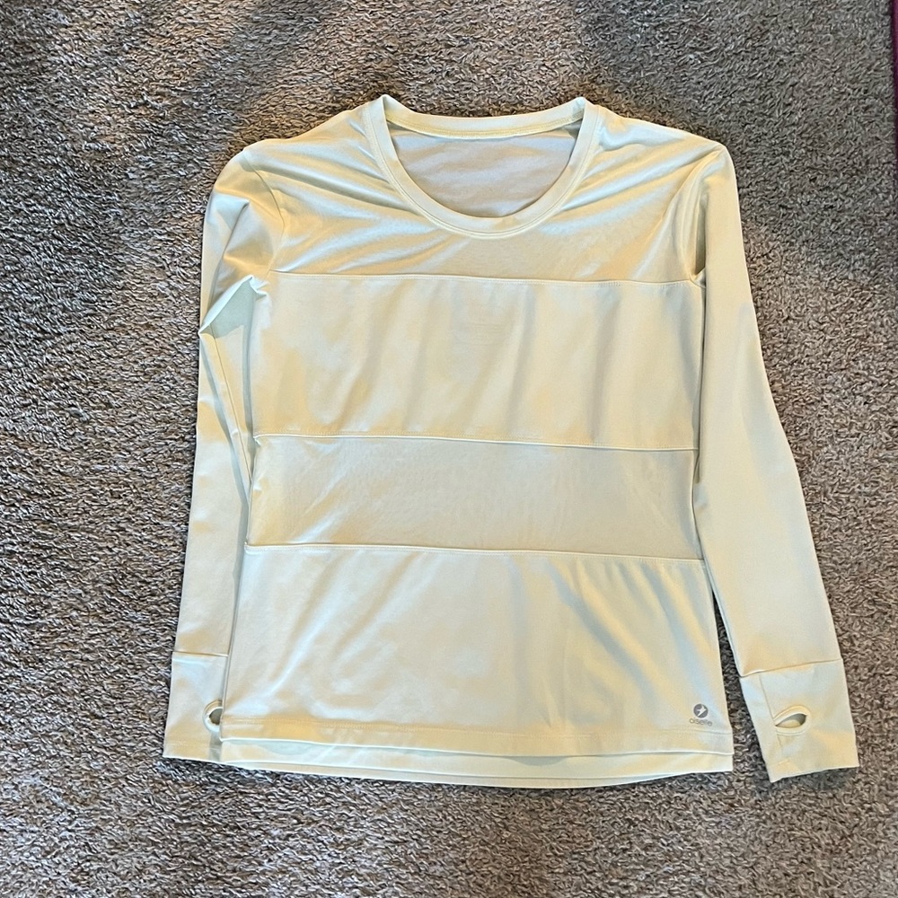 Like New Cream Oiselle Long Sleeve Shirt Size 6